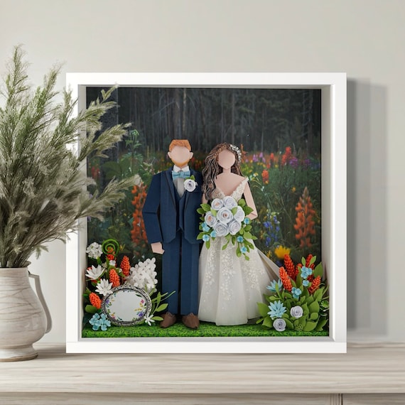 No.194 A gift for the special day, gift for wife, Custom-made Original Origami art gift, Paper anniversary gift