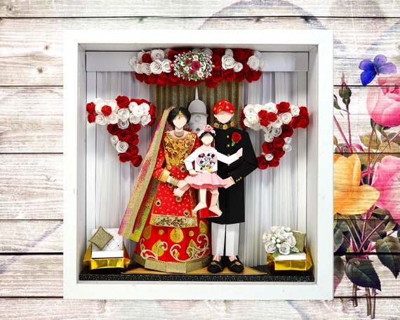 No.73 The Golden Wedding Stage , Custom-made Original Origami art gift