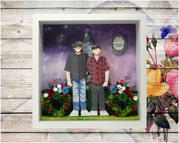 No.59 First Christmas together, Custom-made Original Origami art gift