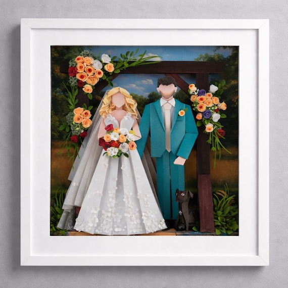 The custom origami paper art