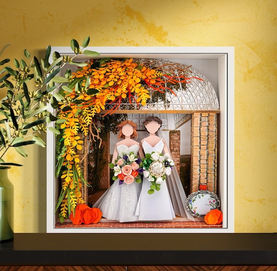 No.205 The gazebo and Halloween, gift for wife, husband, Custom-made Original Origami art gift, Paper anniversary gift