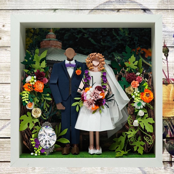 No.124 The lei and bouquet , Custom-made Original Origami art gift