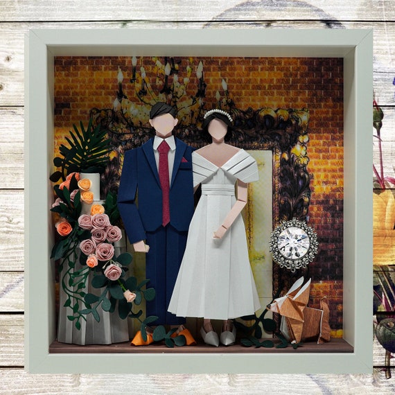 No.123 Wedding Venu, Custom-made Original Origami art gift