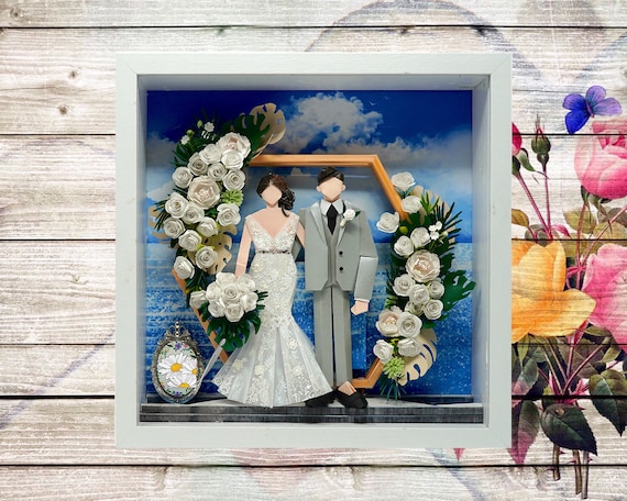 No.66 Wedding in Cancun, Custom-made Original Origami art gift