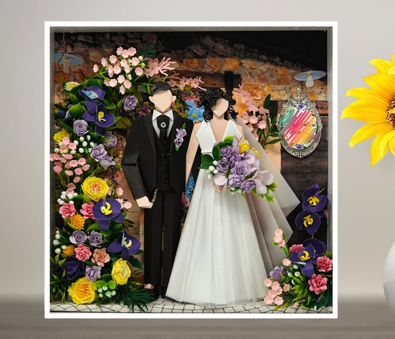 No.79 Italian Wedding Art, Custom-made Original Origami art gift