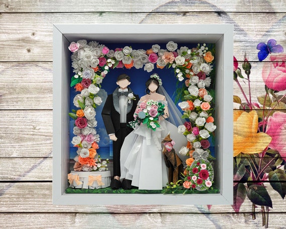 No.64 Wedding in Vietnam, Custom-made Original Origami art gift