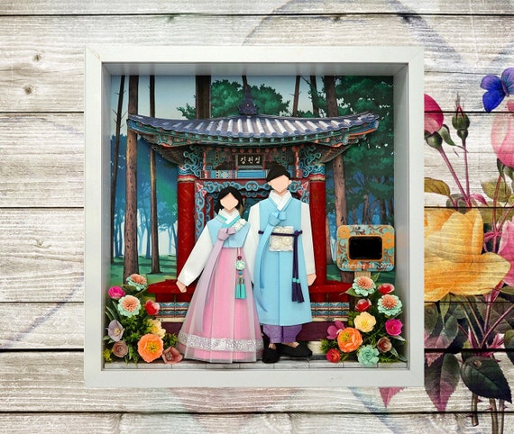 No.53 The Korean Pavilion, Custom-made Original Origami art gift