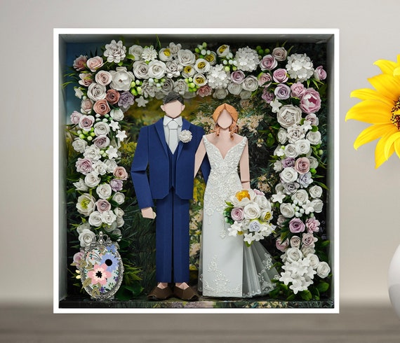 No.100 Married on the Amalfi coast , Custom-made Original Origami art gift
