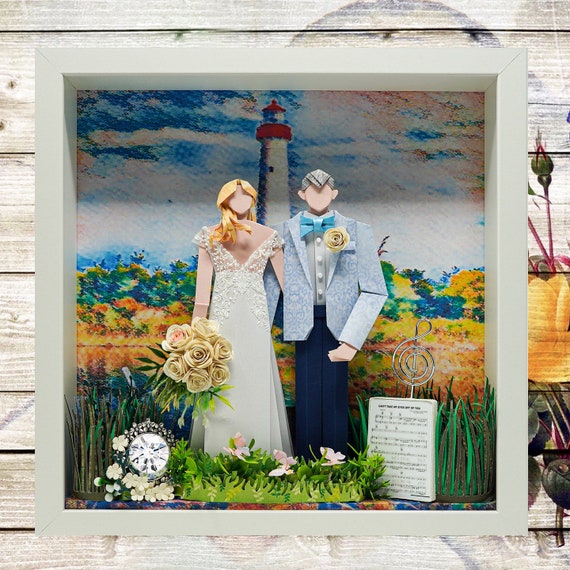 No.110  Cape May Lighthouse , Custom-made Original Origami art gift