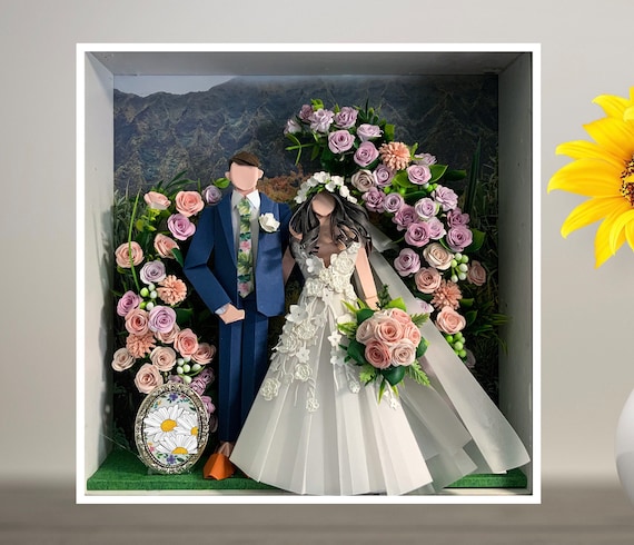 No.97 Wedding at the Waimānalo , Custom-made Original Origami art gift