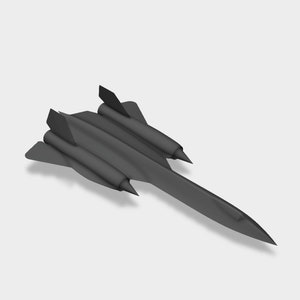 STL File | SR-71 | Blackbird | Aircraft | Lockheed Martin | 3D Printing
