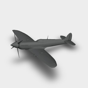 File STL / Spitfire / Aereo / Stampa 3D
