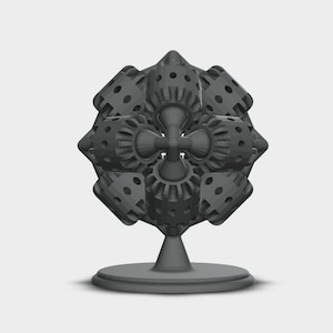 STL File | Brain Gear | Mechanical | Art | Puzzle | 3D Printing