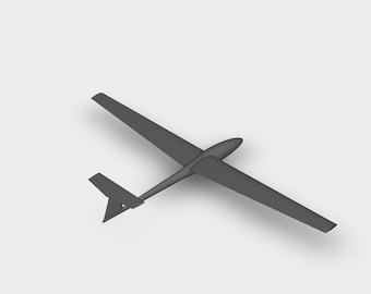 STL File | Sailplane | Aircraft | 3d printing