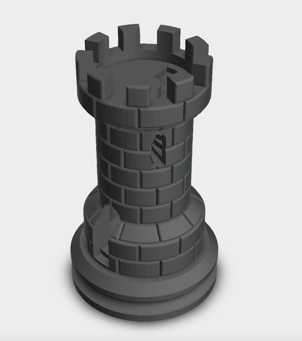 Rook Chess - 3d printable model | 3D model