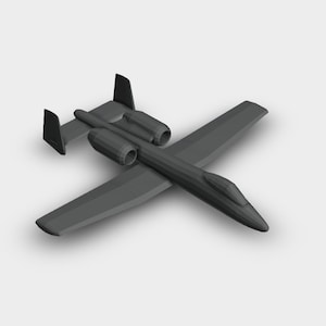 STL File | A-10 Warthog | Aircraft | 3D Printing