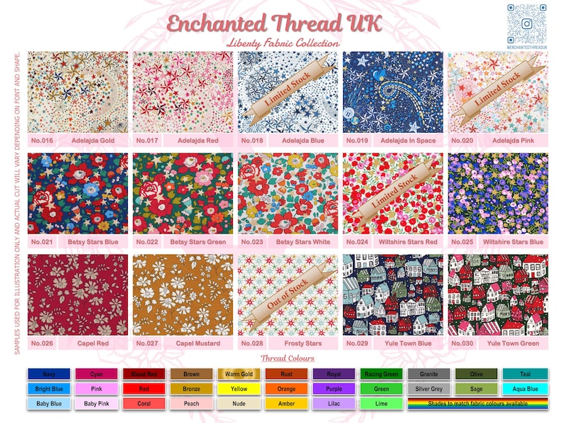 Liberty Fabric Heart Patch - Embroidered Applique, Iron‑On / Sew‑On / Stick‑On, Heart Badge, Cute Craft Embellishment, Personalised Gift Tag image 10