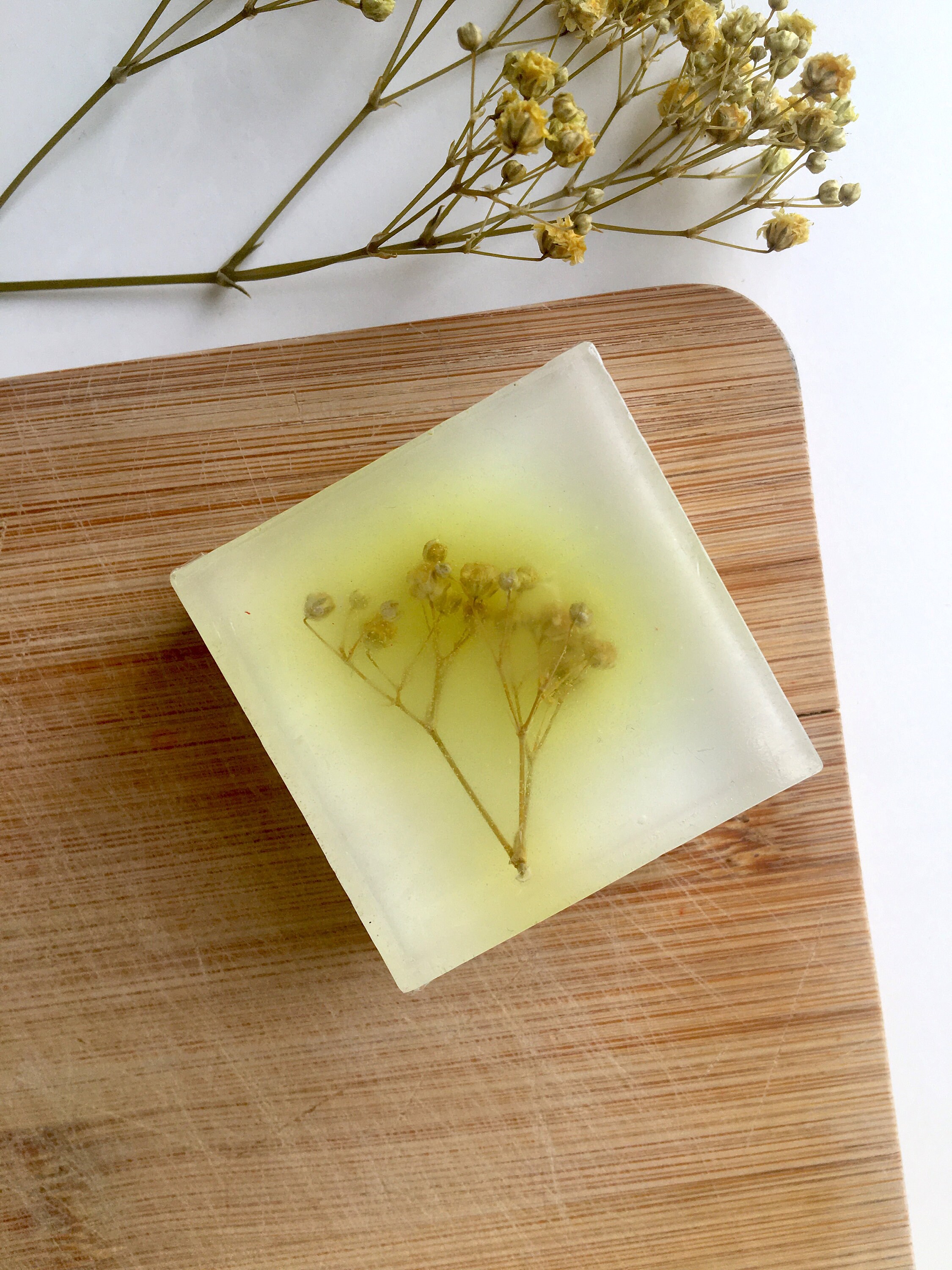 Square Soap Roses Square Botanical Soap With Dried Flowers Handmade Soap - Etsy
