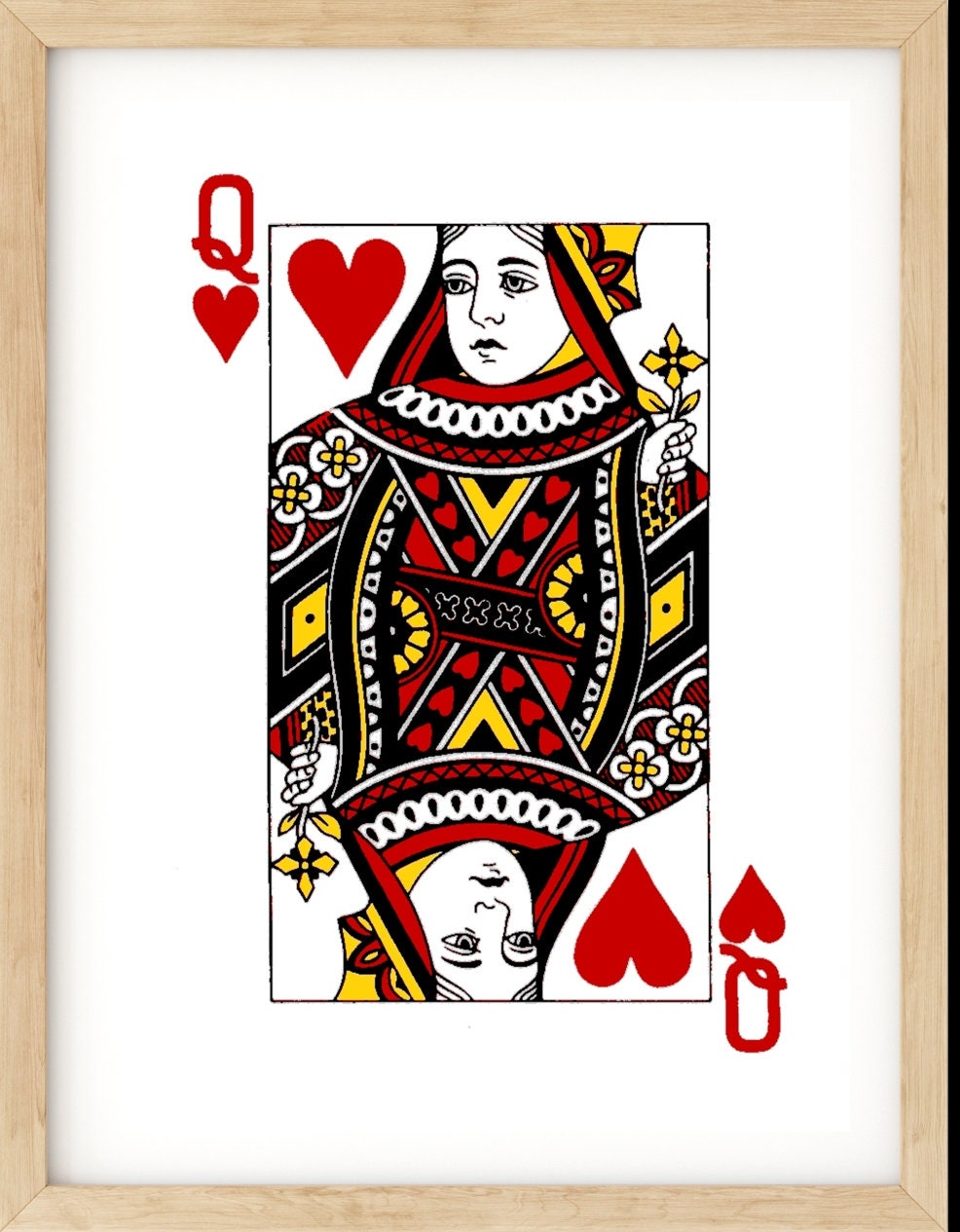 giant queen of hearts cards