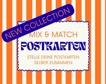 Postkarten Set Mix & Match – Female Empowerment Illustration | Feministisk konst | Illustration av Schweiz