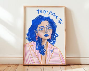 Feminist Art Print - Women Empowerment, Divine Feminine Illustration
