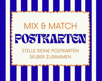 Postkarten セット ミックス & マッチ - 女性のエンパワーメント イラスト |フェミニスト芸術 |イラスト・オー・デア・シュヴァイツ