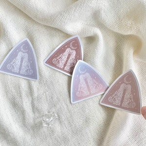 SACRED SISTERHOOD AUFKLEBER Set von 4 | Feminine Kraft | Göttinen | Feministische Sticker | Vinyl Sticker | Frauen Laptopaufkleber | Kleber