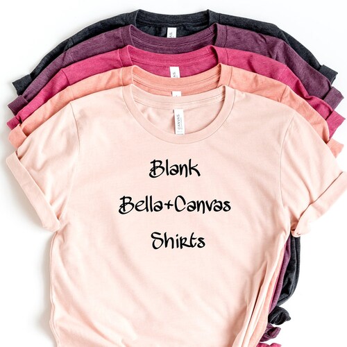 Bella Canvas Blank Shirt - Etsy