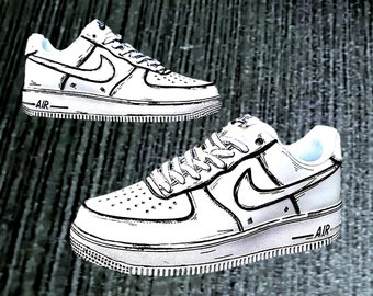 painted nikes