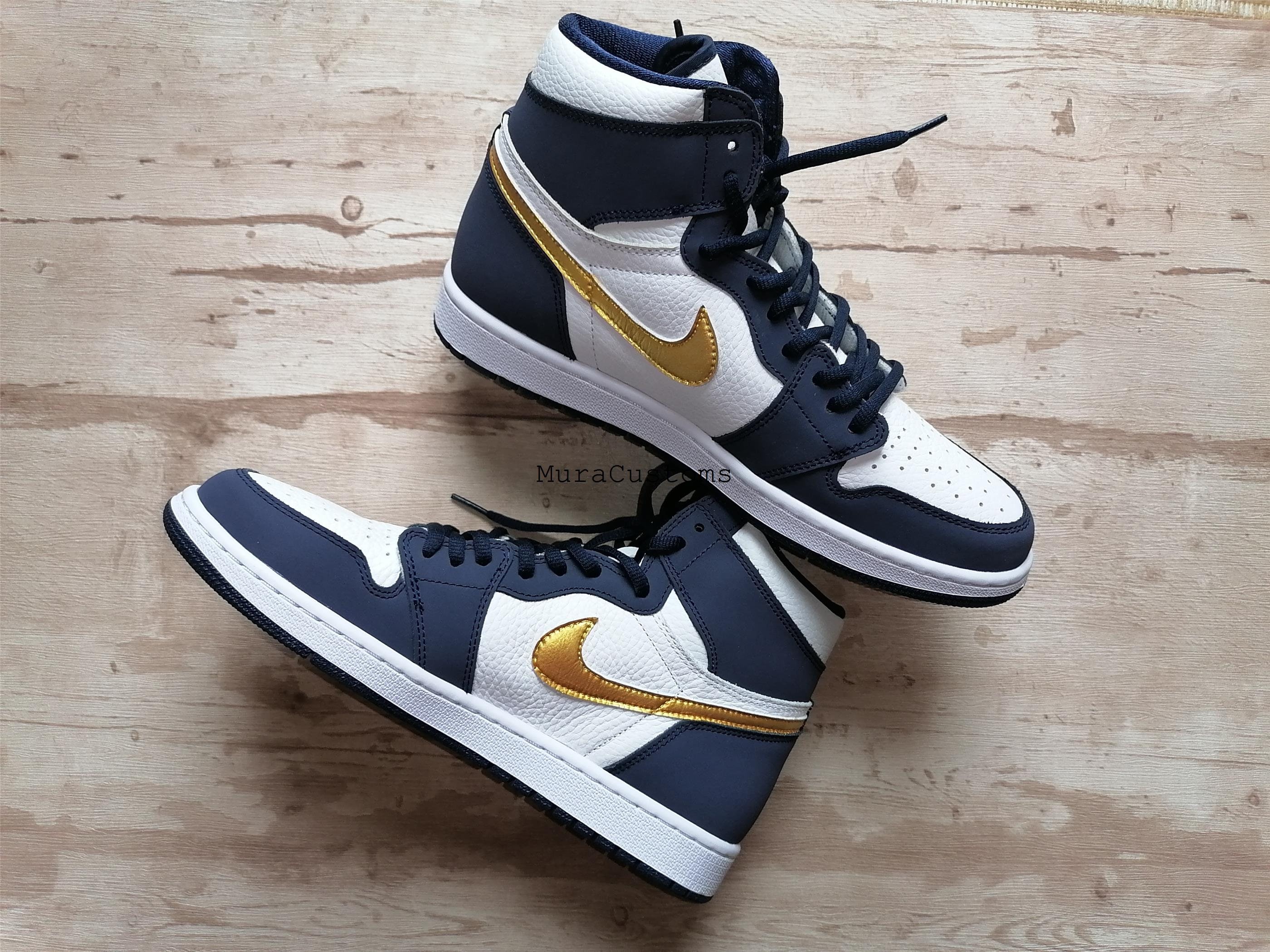 Custom AJ1 Air Jordan 1 Custom Retro High OG Custom Sneakers Etsy