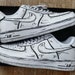 Custom Nike Air Force 1 Anime Sneakers Cartoon -Hand Painted Sneakers- Personalized Nike Shoes AF1 ACGN 