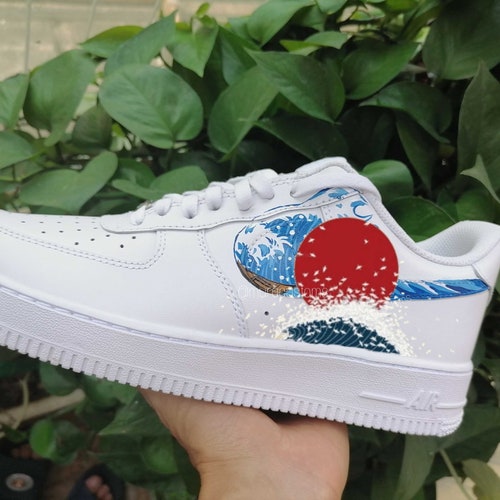Hand Painted Shoes Nike Air Force One Custom Sneakers - Etsy