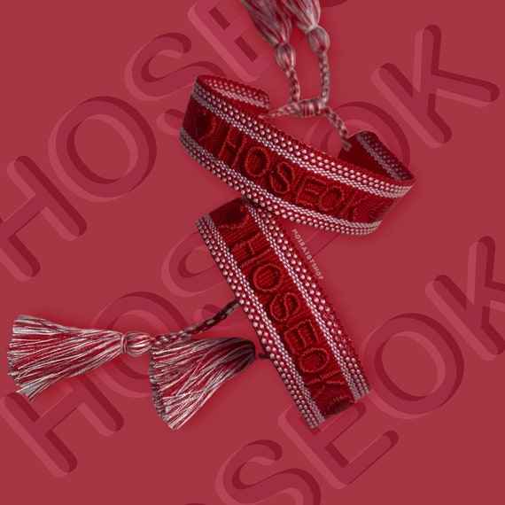 J-hope Friendship Bracelet Bangtan Bracelet BTS Embroidered