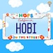 Hope On The Street License Plate Frame/ Hobi License Plate Frame/ License Plate Frame 