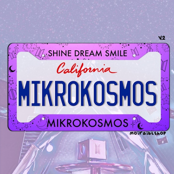 Mikrokosmos License Plate Frame MIKROKOSMOS License Plate Frame