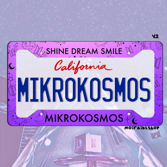 Mikrokosmos License Plate Frame MIKROKOSMOS License Plate Frame