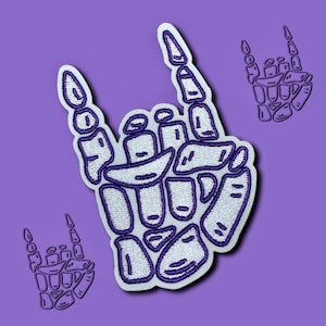Jungkook Hand Tattoo Inspired Embroidered Iron On Patch | BTS Embroidered Patch