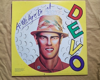 DEVO "Are We Not Men" first pressing vinyl record album. 1978.