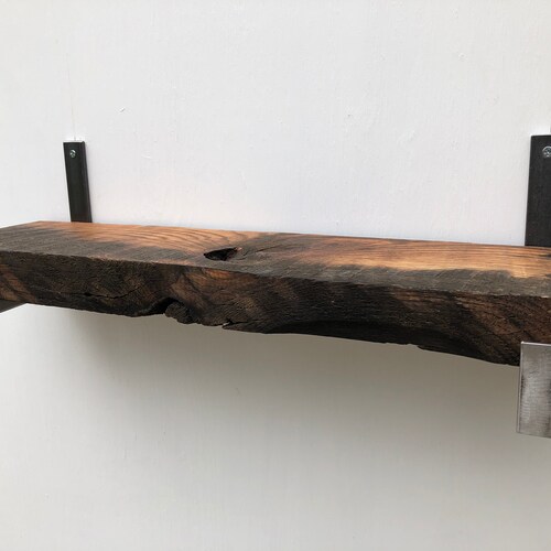 Reclaimed Wood Shelf 11.5 Deep Etsy