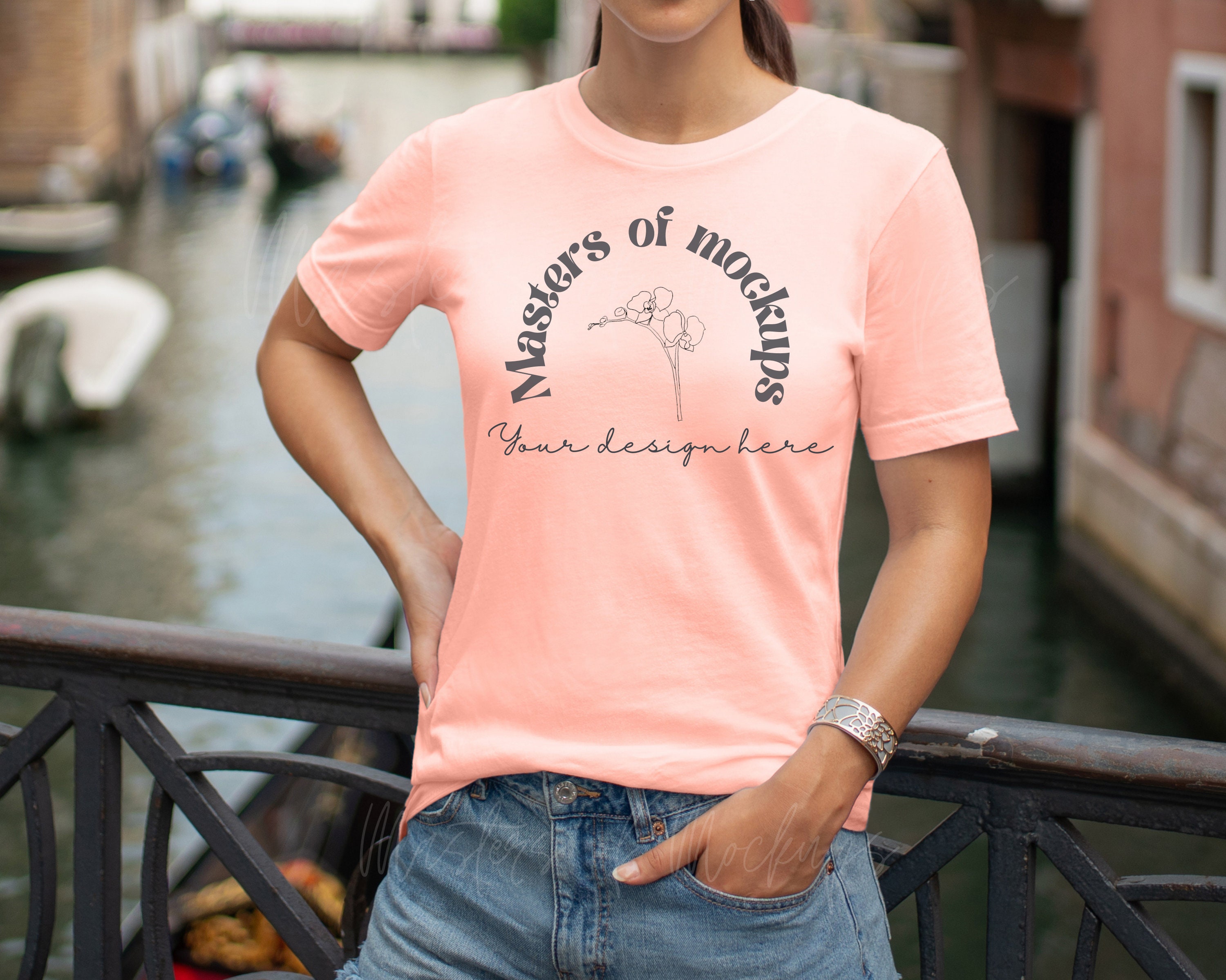 Women's Tshirt Mockup Bella Canvas 3001 