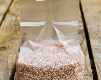 1kg - 1.5kg Sterilised Grain Spawn Bags WITH Injection Port, Sterile