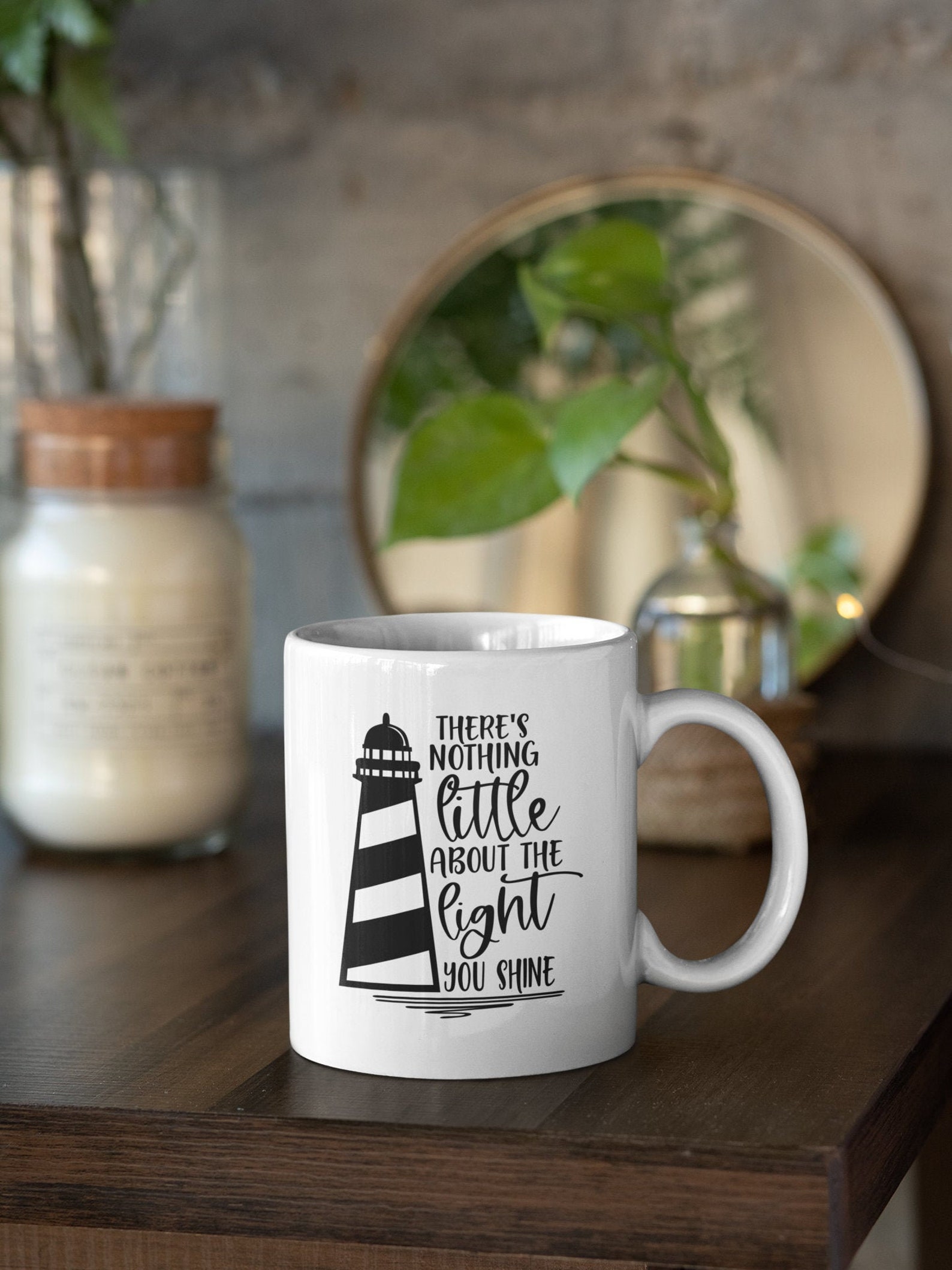 Lighthouse Mug Personalized Gifts Christmas Gifts Bestie Etsy