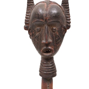 Reliquary Byeri Head - Wood - Fang - Gabon