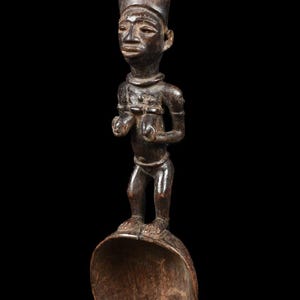 Tribal Spoon - Wood - Bakongo - DR Congo