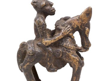 マリ　ドゴン族　木製オブジェ馬 マリ ドゴン族 木製オブジェ馬 直接引取限定 アフリカ マリ共和国