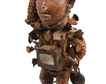 Figura Nkisi - Madera, Clavo - Yombe - Congo