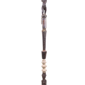 Power stick / Scepter - Wood - Bambara - Mali (138 cm)