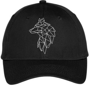Wolf Spirit Black &quot;Dad&quot; Hat - UNISEX