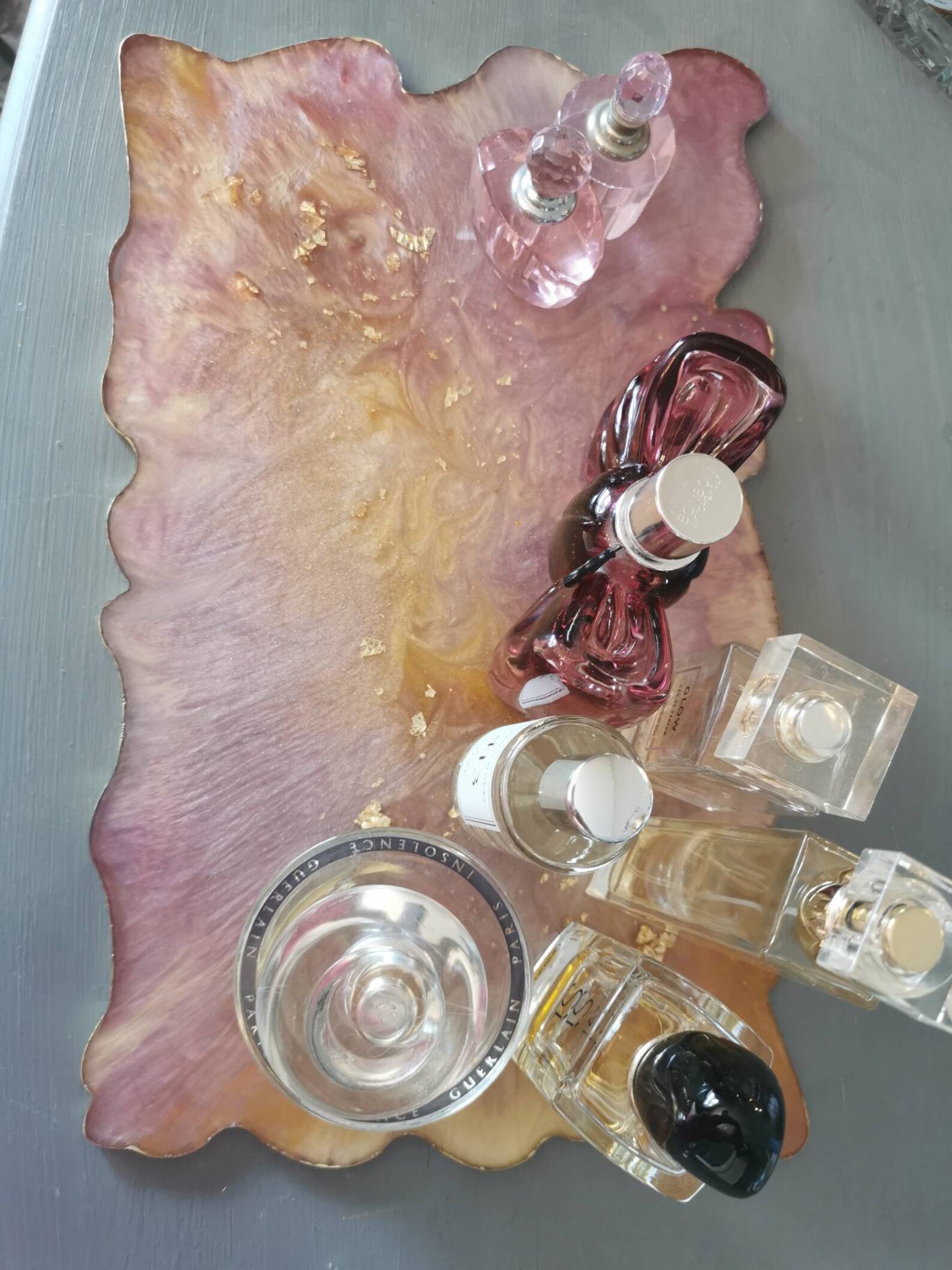 Large Resin Tray Beauty Tray Perfume Stand Ladies/Mens Etsy