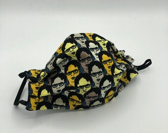 Dwight Schrute Mask Etsy